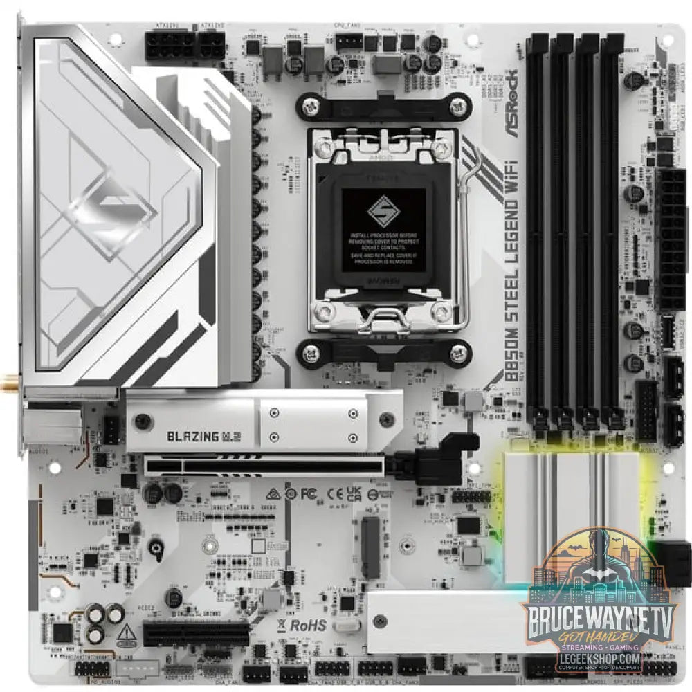 ASRock B850M Steel Legend WiFi, carte mère - ASRock - vue 4