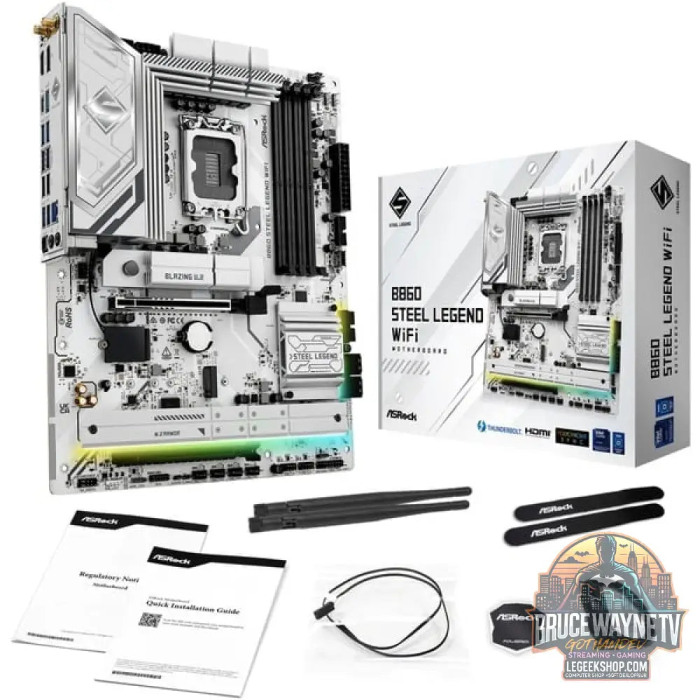 ASRock B860 Steel Legend WiFi, carte mère - ASRock - vue 8
