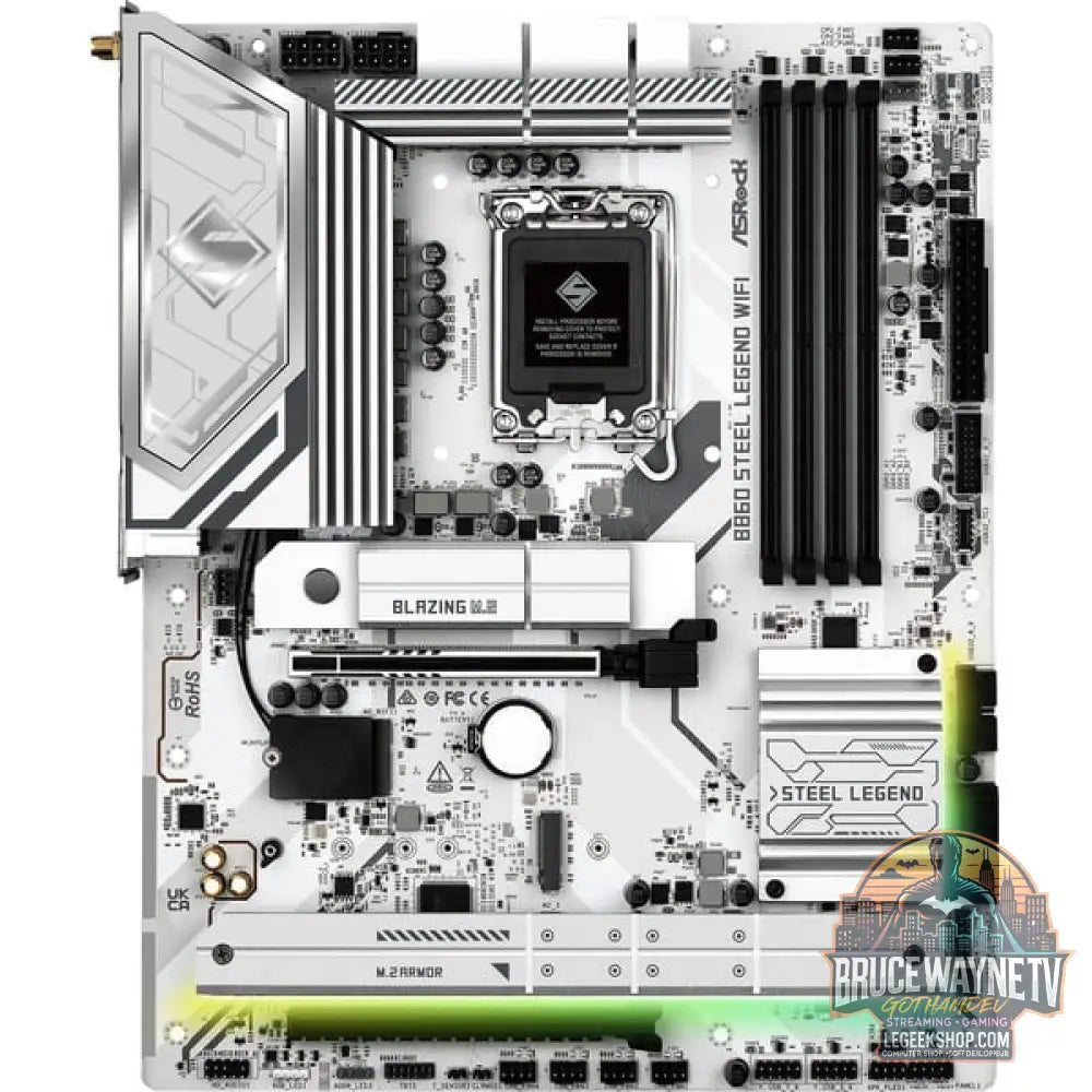 ASRock B860 Steel Legend WiFi, carte mère - ASRock - vue 4