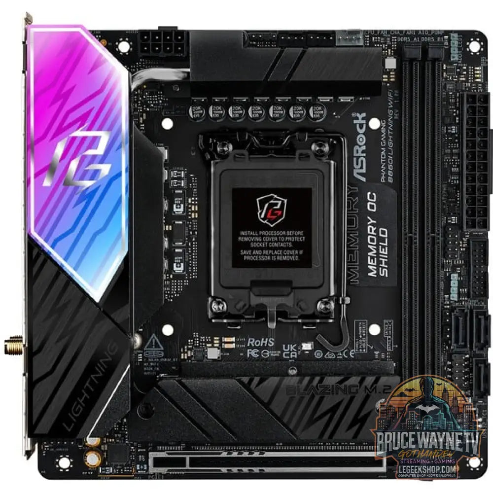 ASRock B860I Lightning WiFi, carte mère - ASRock - vue 4