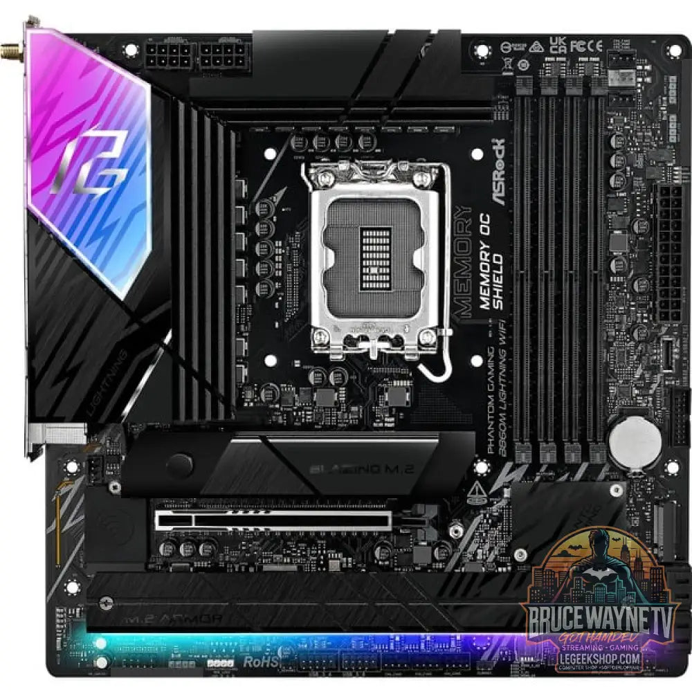 ASRock B860M Lightning WiFi, carte mère - ASRock - vue 3