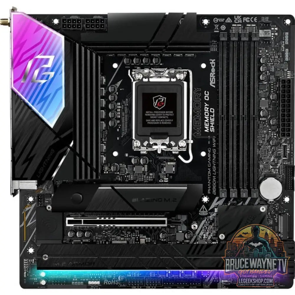 ASRock B860M Lightning WiFi, carte mère - ASRock - vue 4