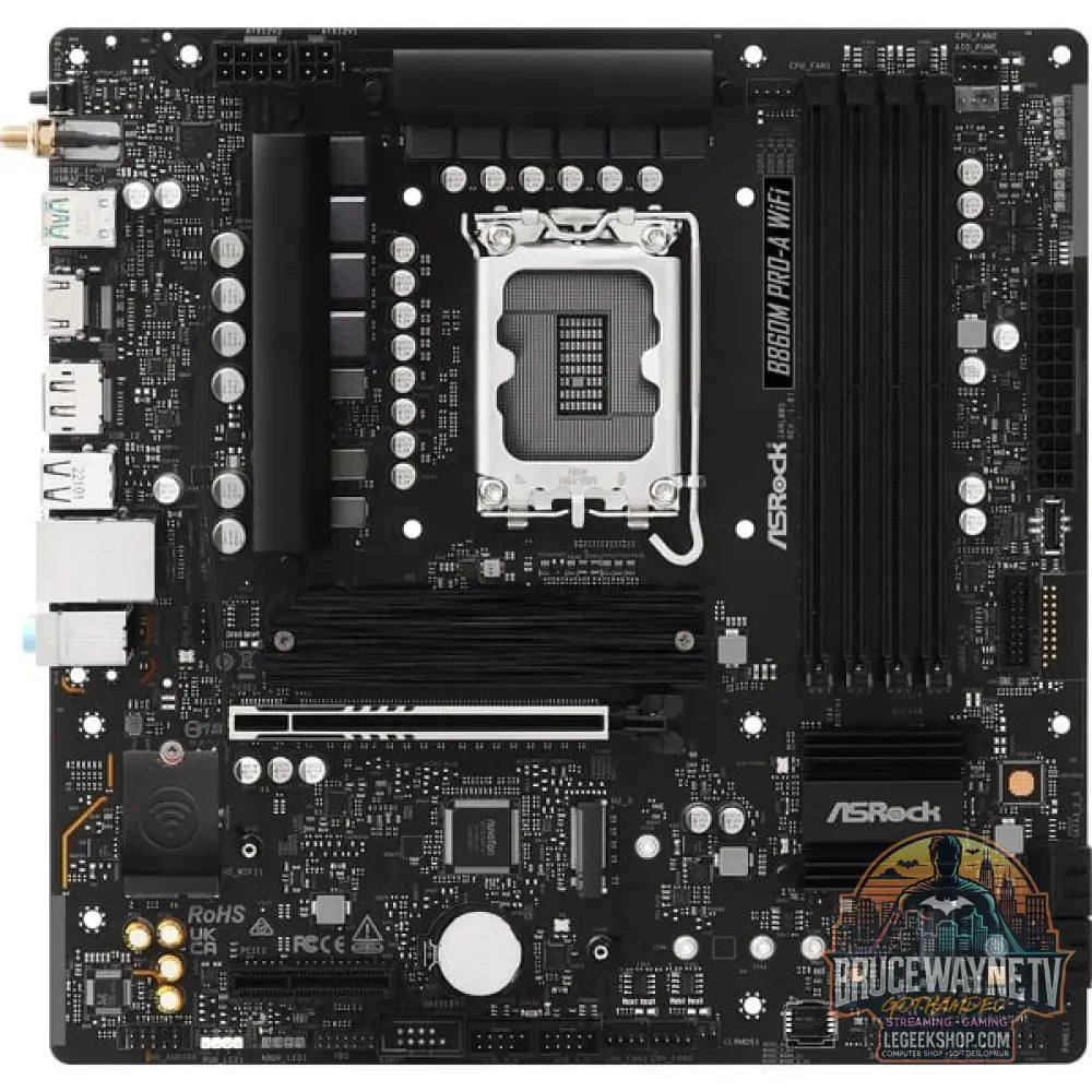 ASRock B860M Pro-A WiFi, carte mère - ASRock - vue 3