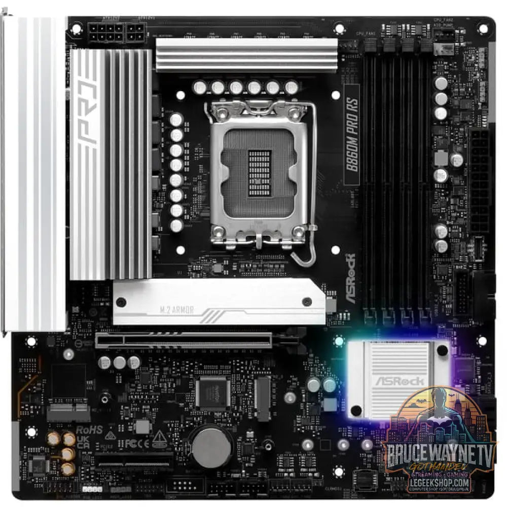 ASRock B860M Pro RS, carte mère - ASRock - vue 3