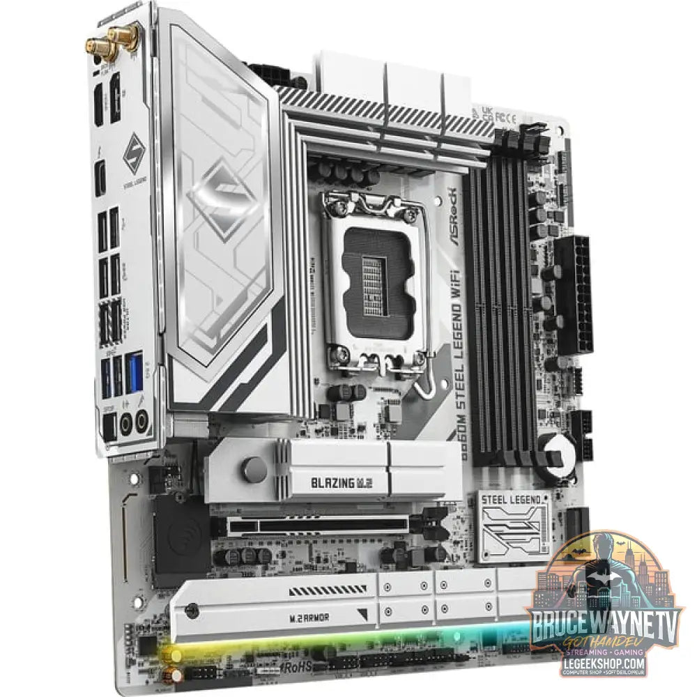 ASRock B860M Steel Legend WiFi, carte mère - ASRock - vue 2