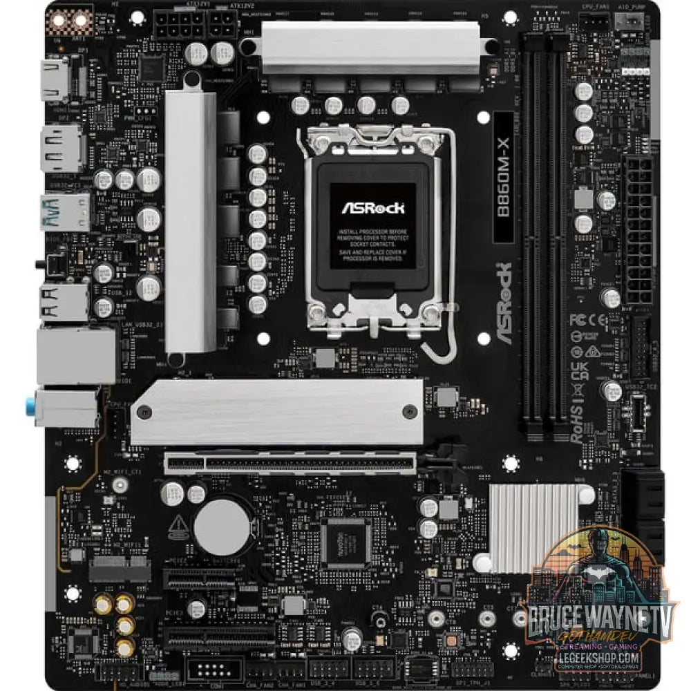 ASRock B860M-X, carte mère - ASRock - vue 4