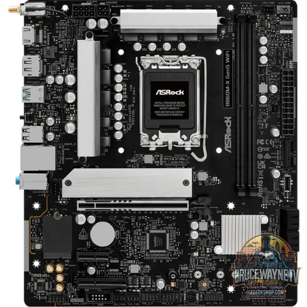 ASRock B860M-X GEN5 WiFi, carte mère - ASRock - vue 3