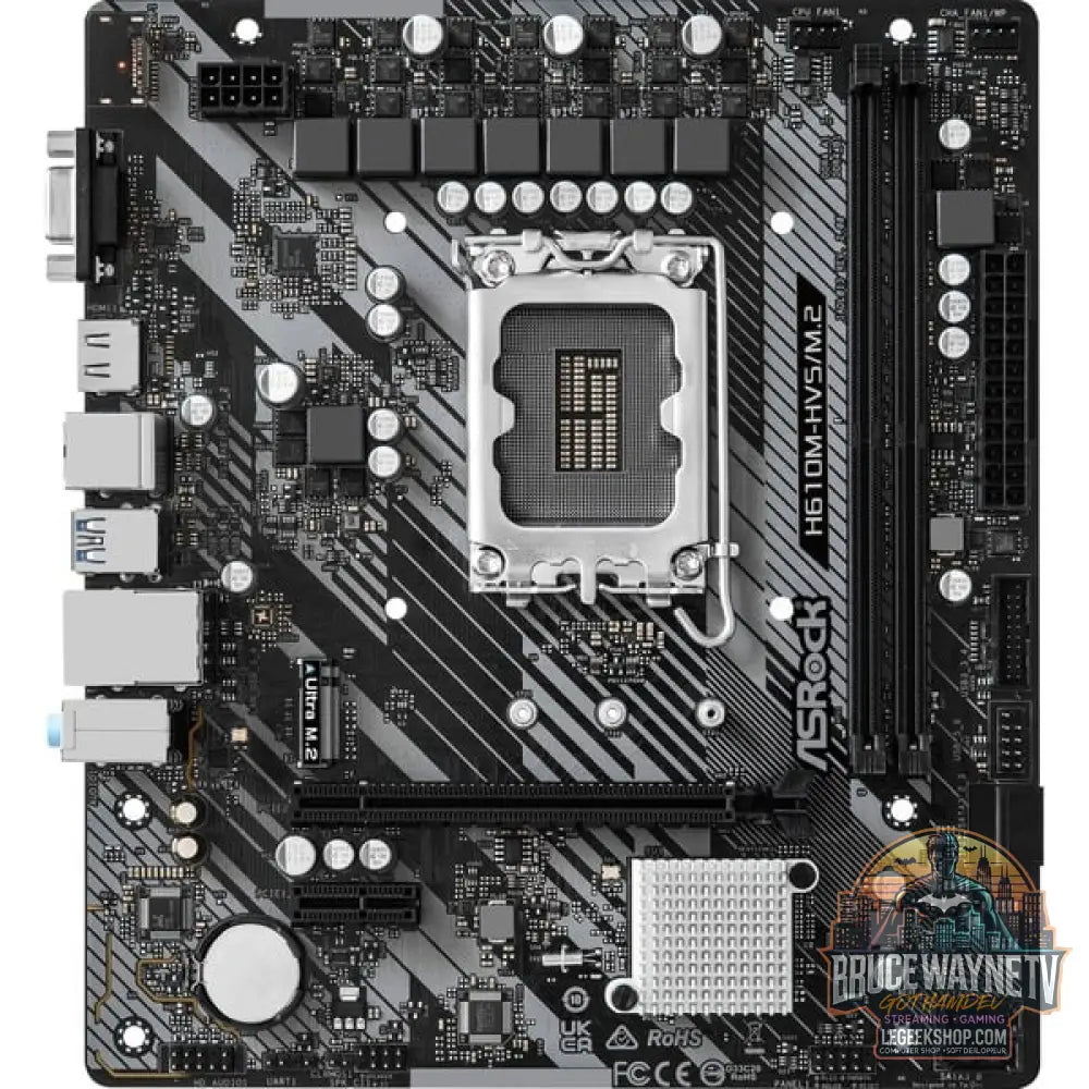 ASRock H610M-HVS/M.2 R2.0, carte mère - ASRock - vue 2