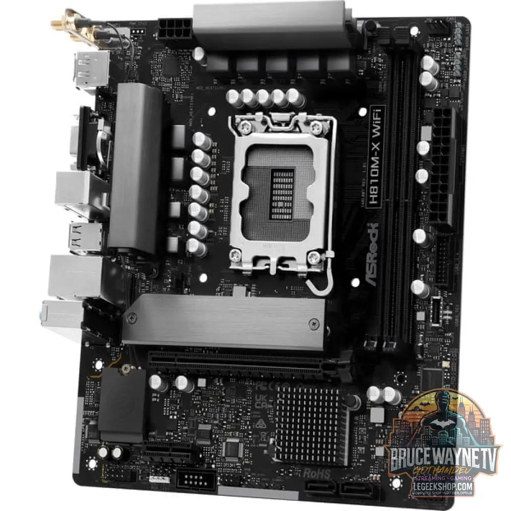 ASRock H810M-X WIFI, carte mère - ASRock - vue 4