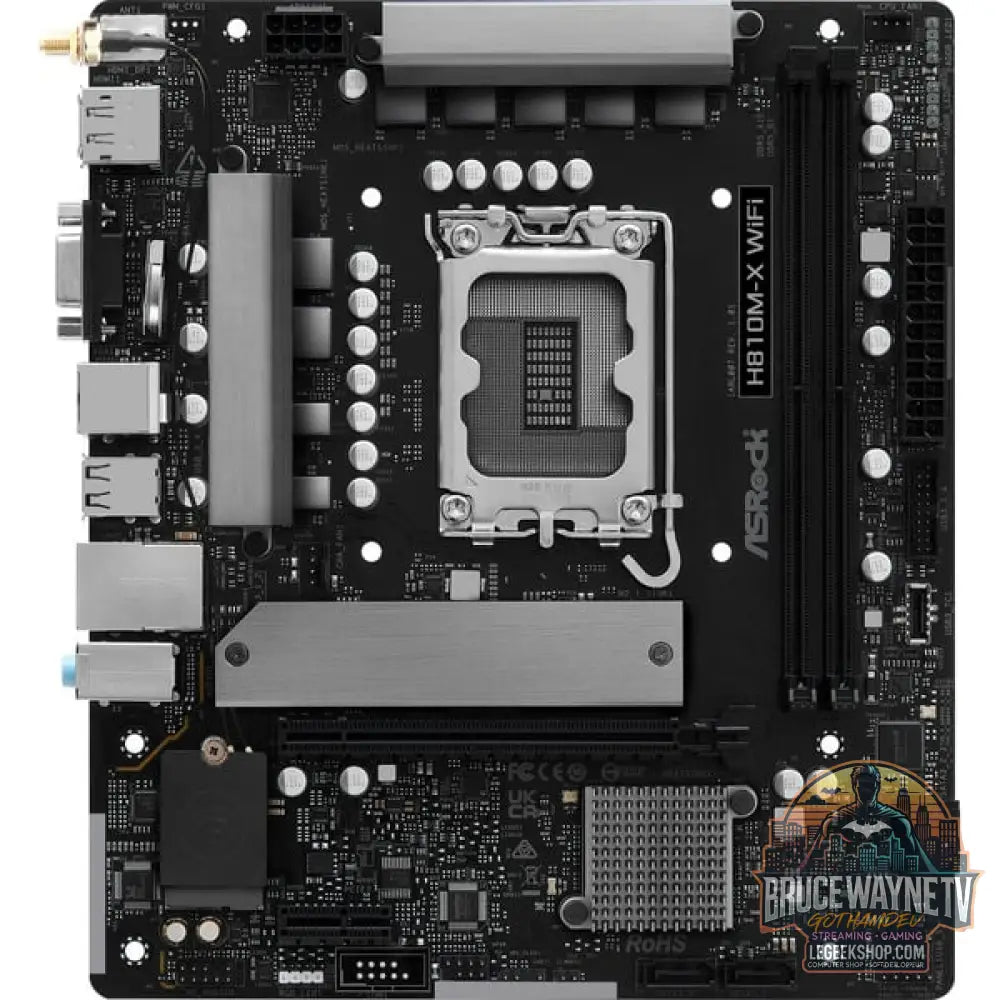 ASRock H810M-X WIFI, carte mère - ASRock - vue 3