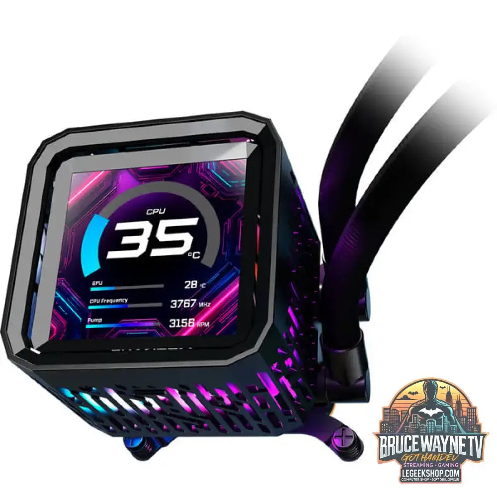 ASRock Phantom Gaming 360 LCD, Wasserkühlung schwarz - ASRock - vue 10