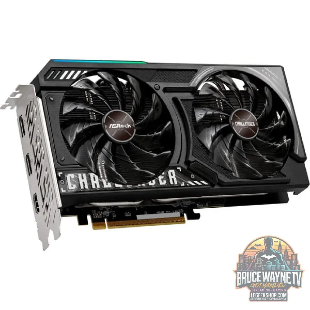 ASRock Radeon RX 9060 XT CHALLENGER OC 16GB, carte graphique - ASRock - vue 3