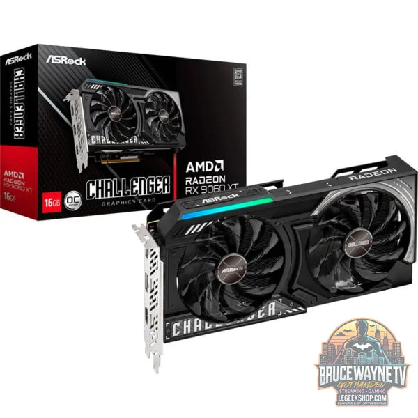 ASRock Radeon RX 9060 XT CHALLENGER OC 16GB, carte graphique - ASRock