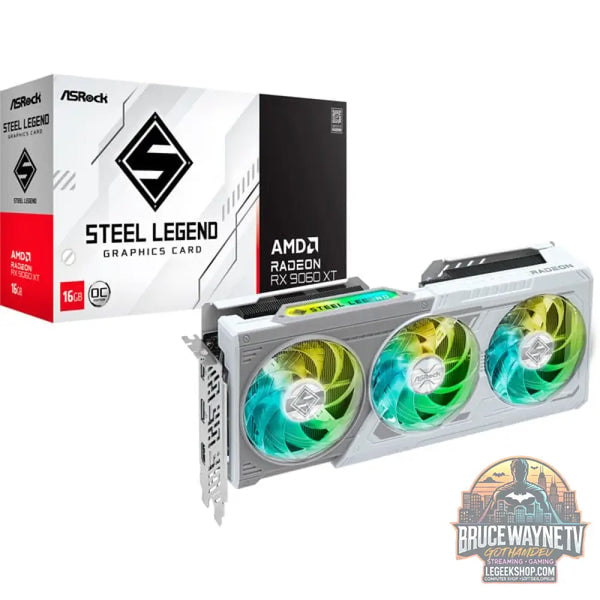 ASRock Radeon RX 9060 XT STEEL LEGEND OC 16GB, carte graphique - ASRock