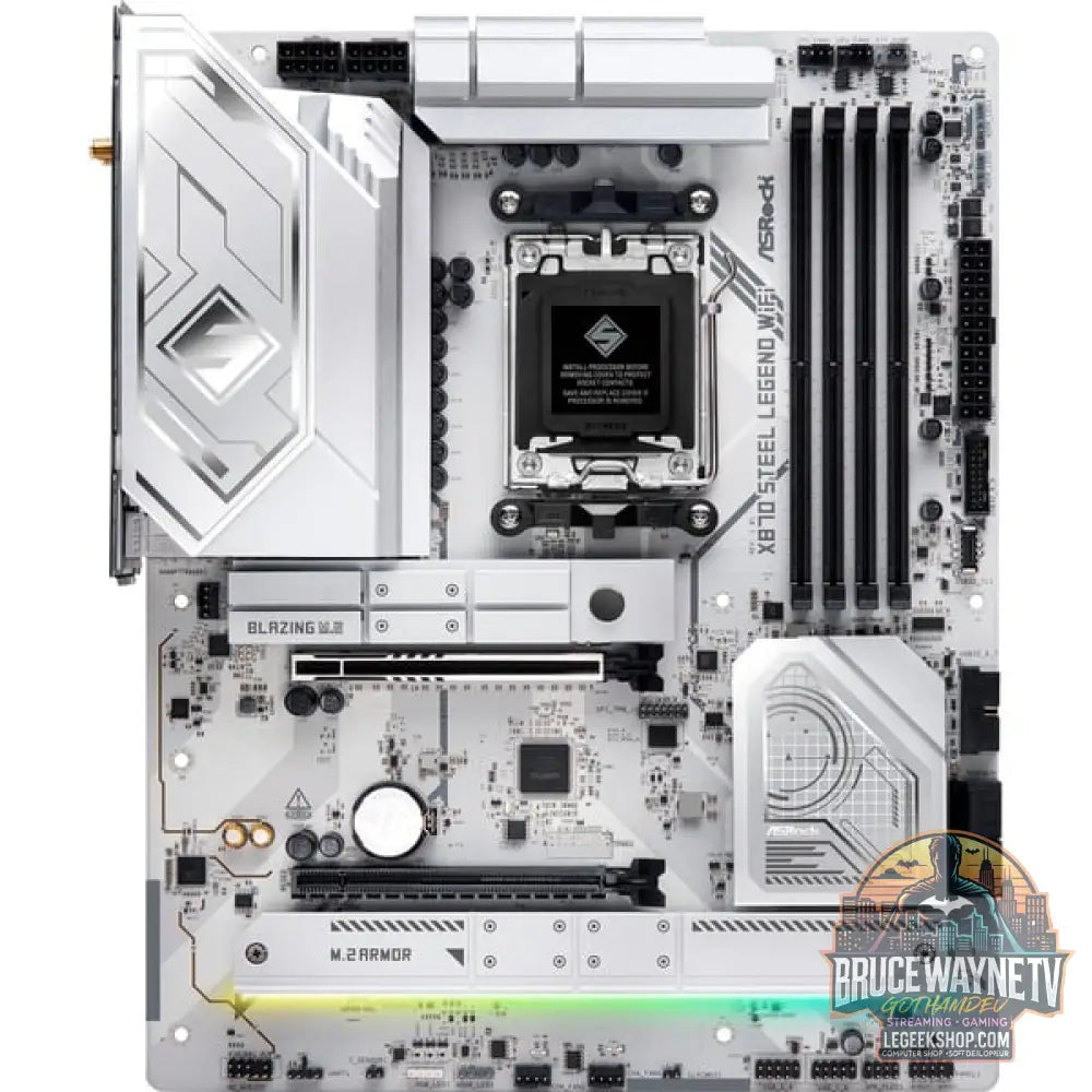 ASRock X870 Steel Legend WiFi, carte mère - ASRock - vue 3
