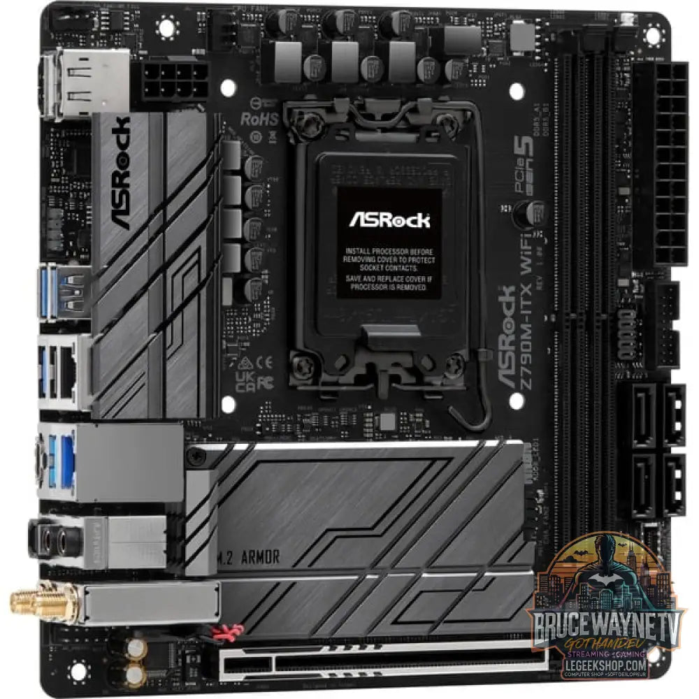 ASRock Z790M-ITX/WIFI, carte mère - ASRock - vue 4