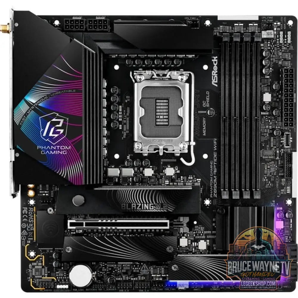 ASRock Z890M RIPTIDE WIFI, carte mère - ASRock - vue 4