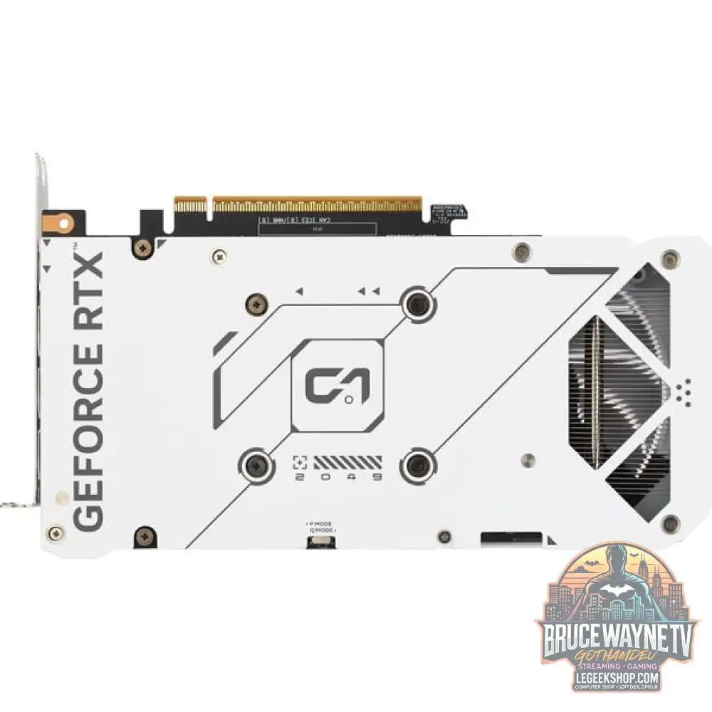 ASUS GeForce RTX 5060 DUAL OC WHITE 8GB, carte graphique blanc, DLSS 4, 3x DisplayPort, 1x HDMI 2.1 - ASUS - vue 9