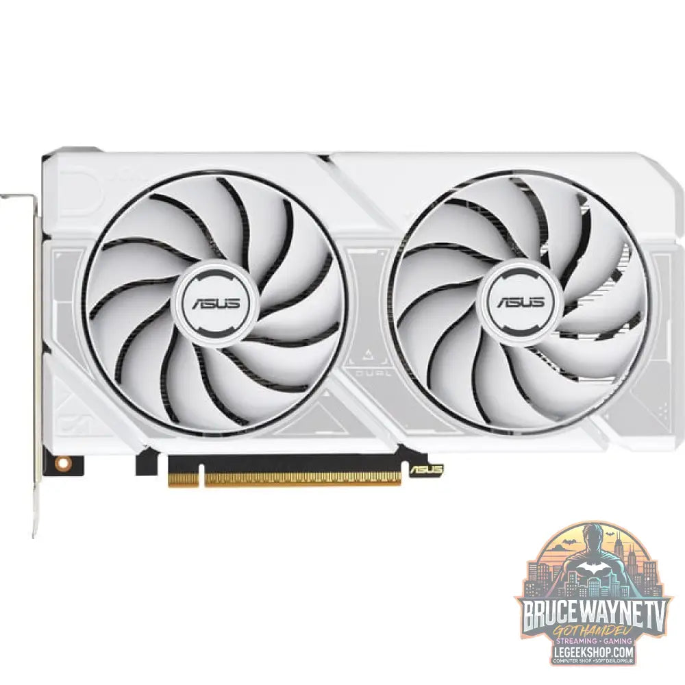 ASUS GeForce RTX 5060 DUAL OC WHITE 8GB, carte graphique blanc, DLSS 4, 3x DisplayPort, 1x HDMI 2.1 - ASUS - vue 4