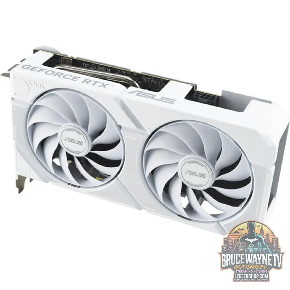 ASUS GeForce RTX 5060 Ti DUAL OC 16GB WHITE EDITION, carte graphique blanc, DLSS 4, 3x DisplayPort, 1x HDMI 2.1 - ASUS - vue 4