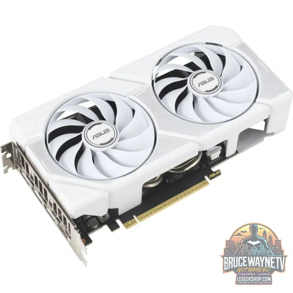 ASUS GeForce RTX 5060 Ti DUAL OC 16GB WHITE EDITION, carte graphique blanc, DLSS 4, 3x DisplayPort, 1x HDMI 2.1 - ASUS - vue 2
