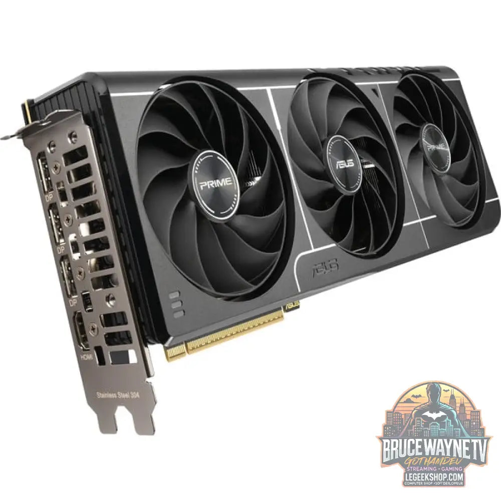 ASUS GeForce RTX 5060 Ti PRIME OC 16GB, carte graphique DLSS 4, 3x DisplayPort, 1x HDMI 2.1 - ASUS - vue 3