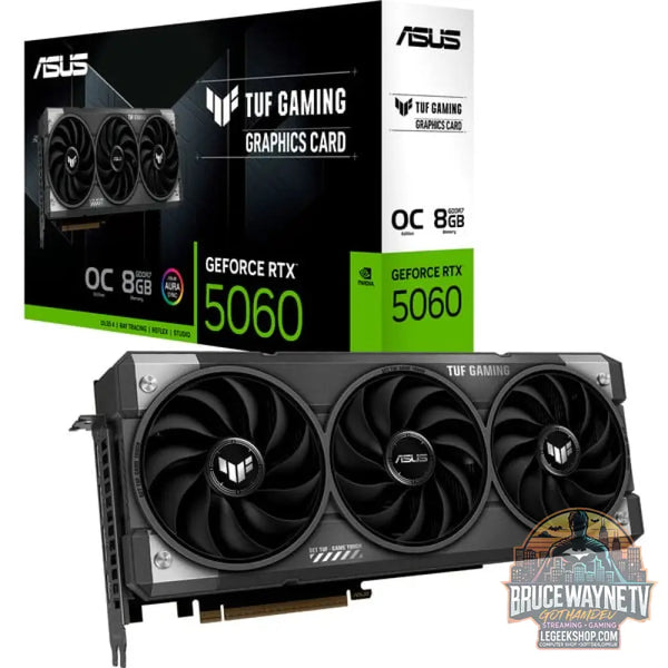 ASUS GeForce RTX 5060 TUF GAMING OC 8GB, carte graphique DLSS 4, 3x DisplayPort, 1x HDMI 2.1 - ASUS
