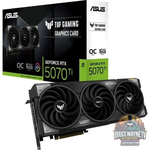 ASUS GeForce RTX 5070 Ti TUF GAMING OC, carte graphique DLSS 4, 3x DisplayPort, 2x HDMI 2.1 - ASUS