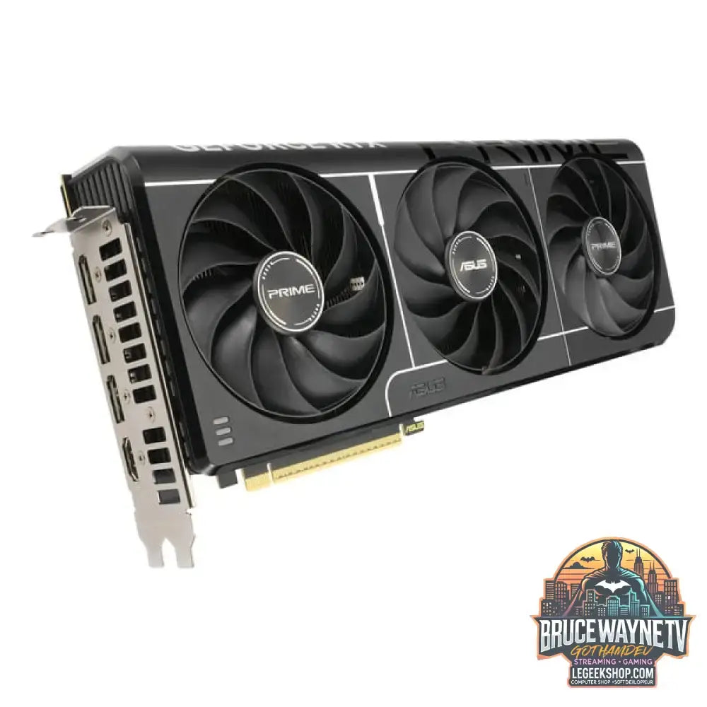 ASUS GeForce RTX 5080 PRIME OC, carte graphique DLSS 4, 3x DisplayPort, 1x HDMI 2.1 - ASUS - vue 3