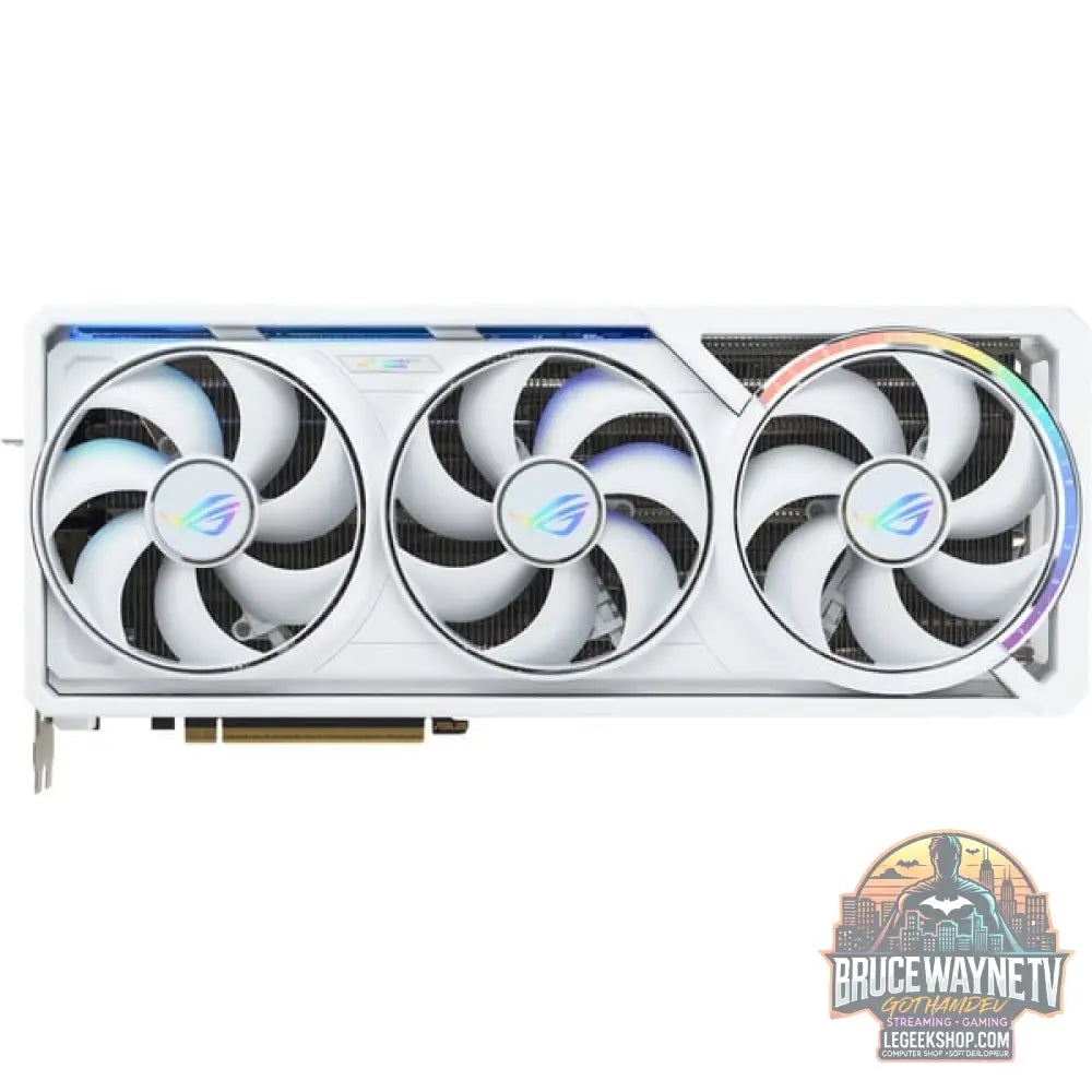 ASUS GeForce RTX 5080 ROG ASTRAL GAMING OC WHITE, carte graphique blanc, DLSS 4, 3x DisplayPort, 2x HDMI 2.1 - ASUS - vue 2