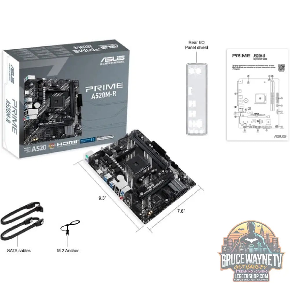 ASUS PRIME A520M-R, carte mère - ASUS - vue 8