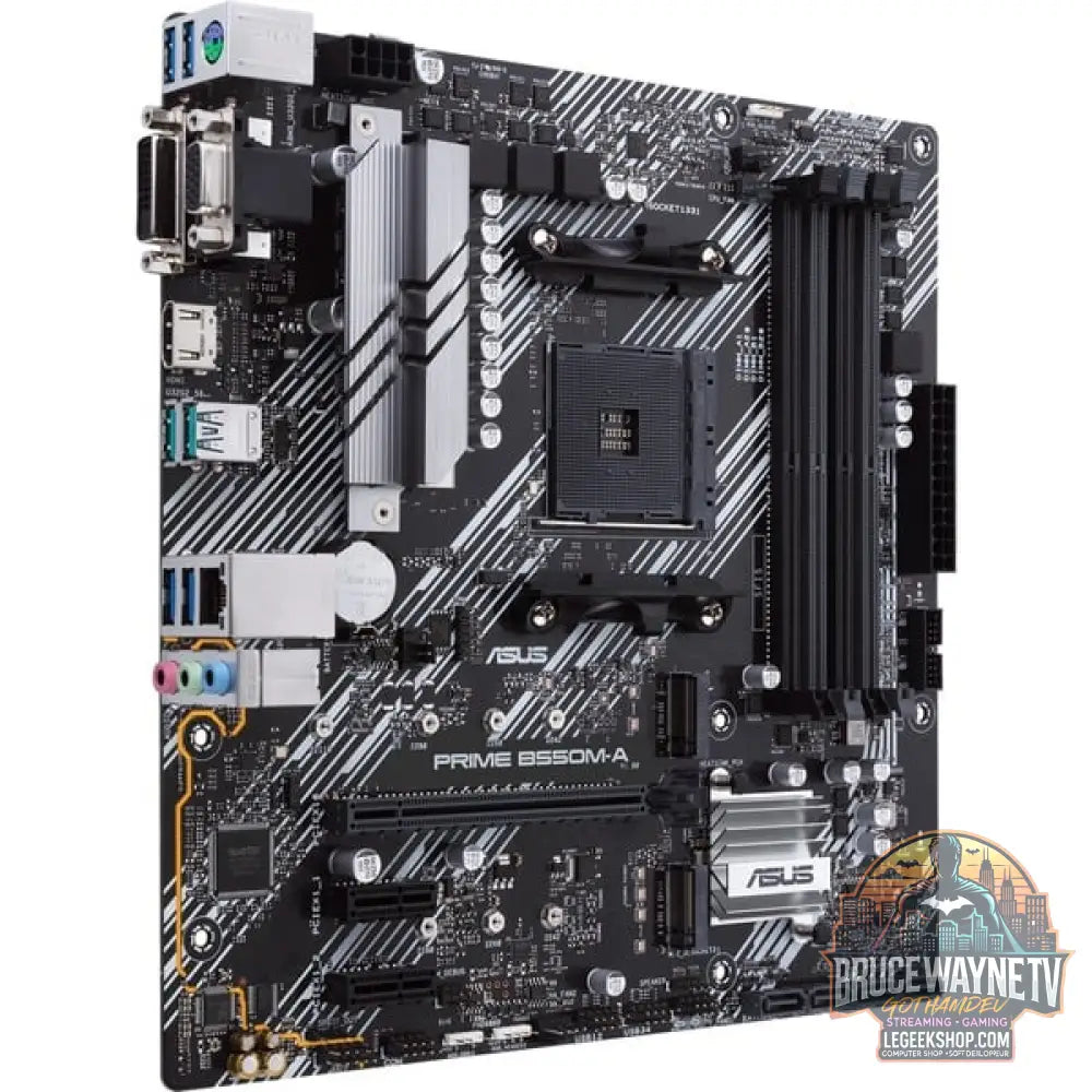 ASUS PRIME B550M-A, carte mère - ASUS - vue 2