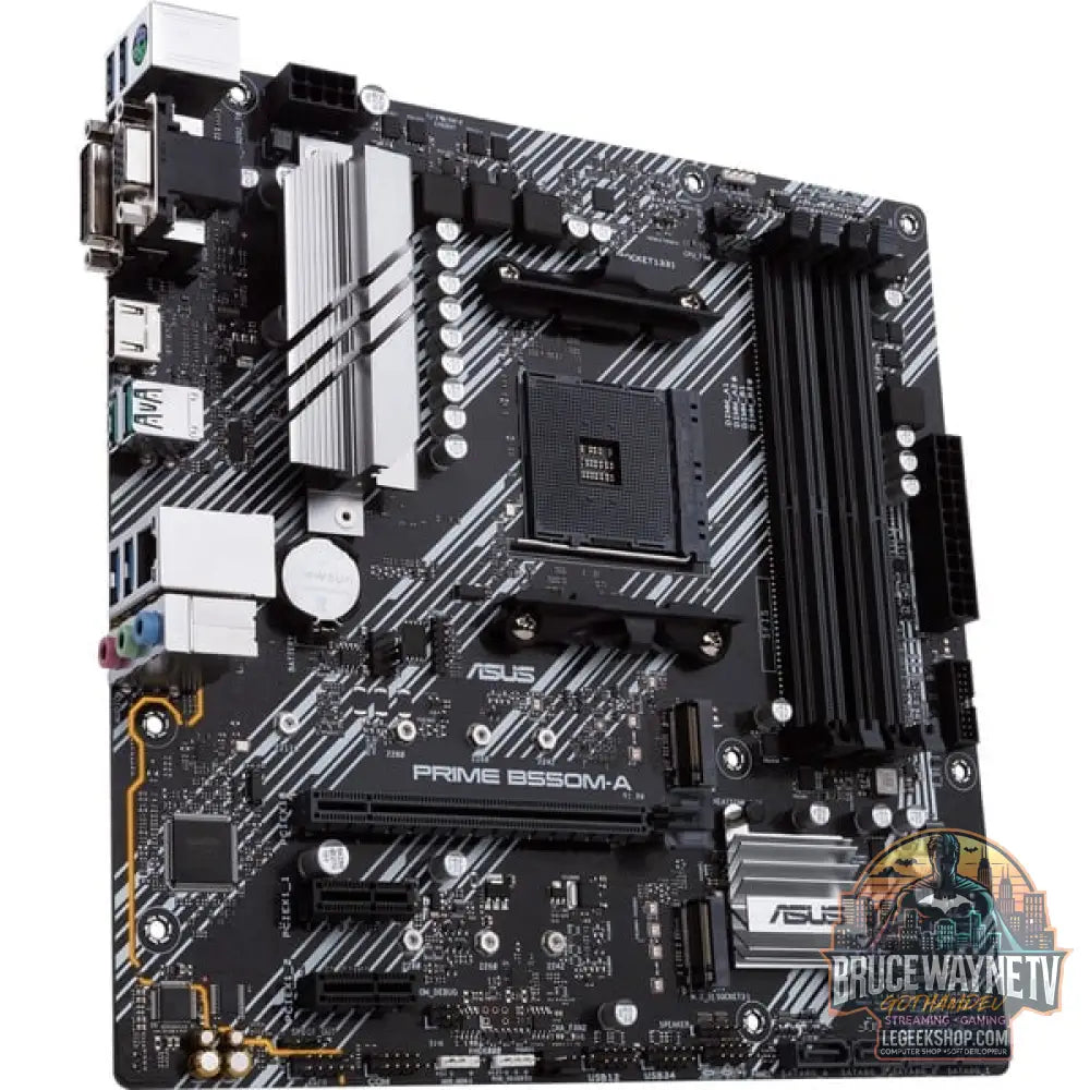 ASUS PRIME B550M-A, carte mère - ASUS - vue 3
