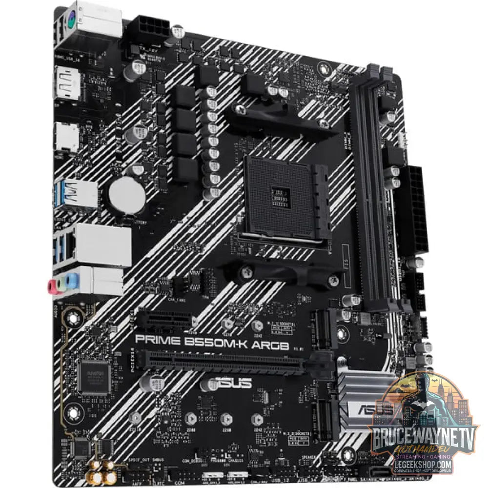 ASUS PRIME B550M-K ARGB, carte mère - ASUS - vue 3