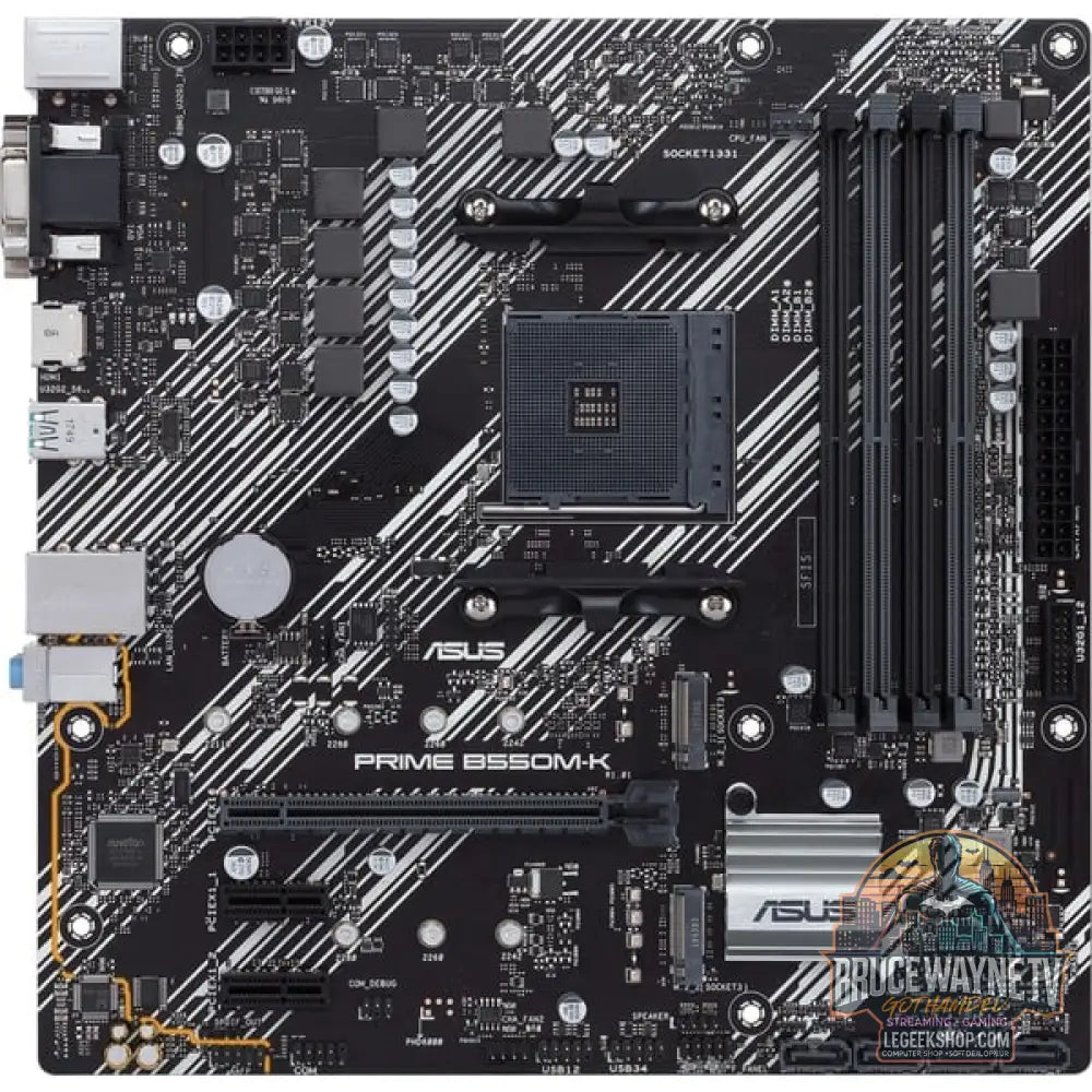 ASUS PRIME B550M-K, carte mère - ASUS - vue 3