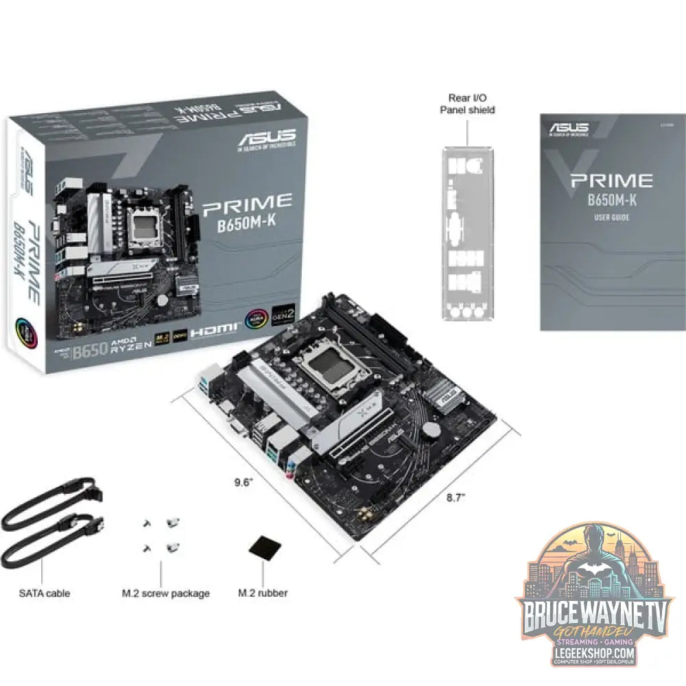 ASUS PRIME B650M-K, carte mère - ASUS - vue 6