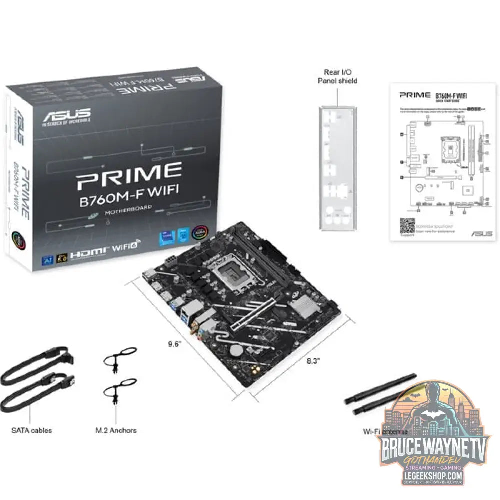 ASUS PRIME B760M-F WIFI, carte mère - ASUS - vue 10