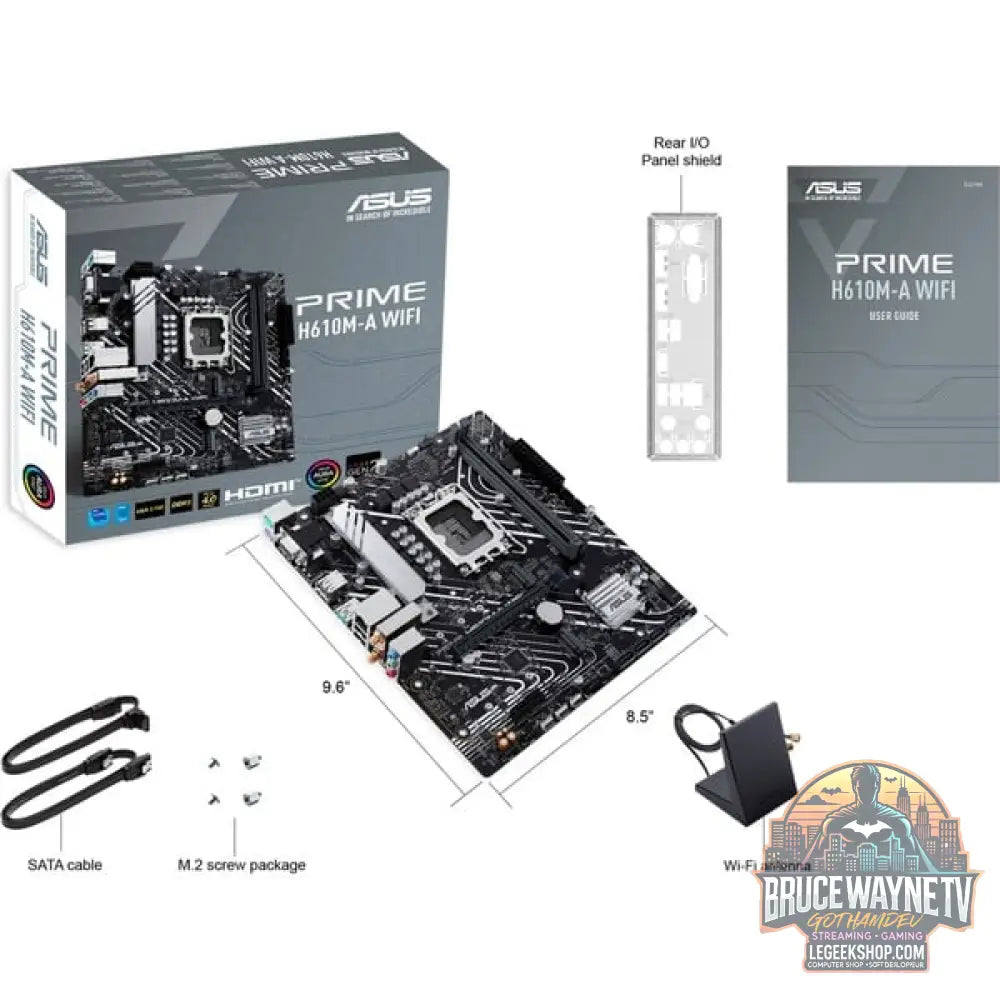 ASUS PRIME H610M-A WIFI, carte mère - ASUS - vue 6