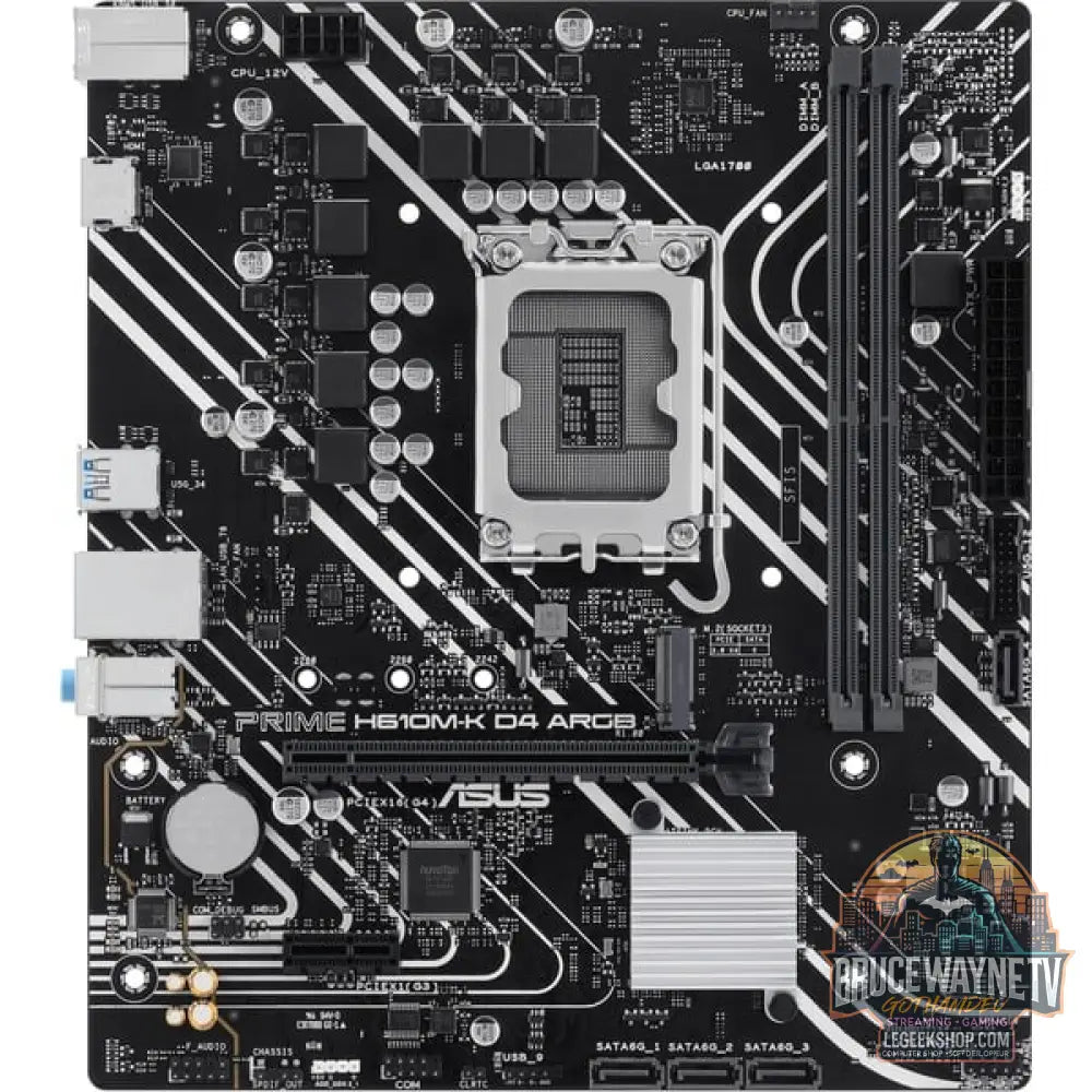 ASUS PRIME H610M-K D4 ARGB, carte mère - ASUS - vue 2