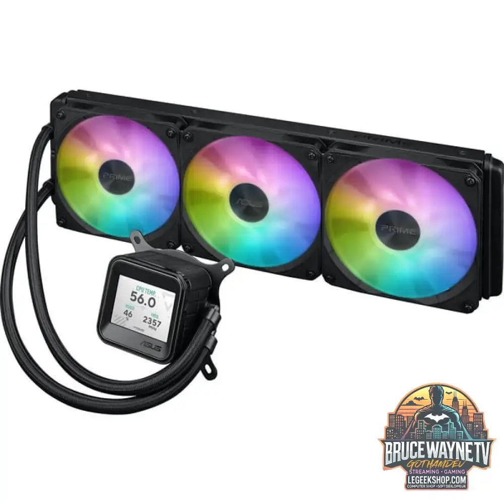 ASUS PRIME LC 360 ARGB LCD, Wasserkühlung schwarz - ASUS - vue 4