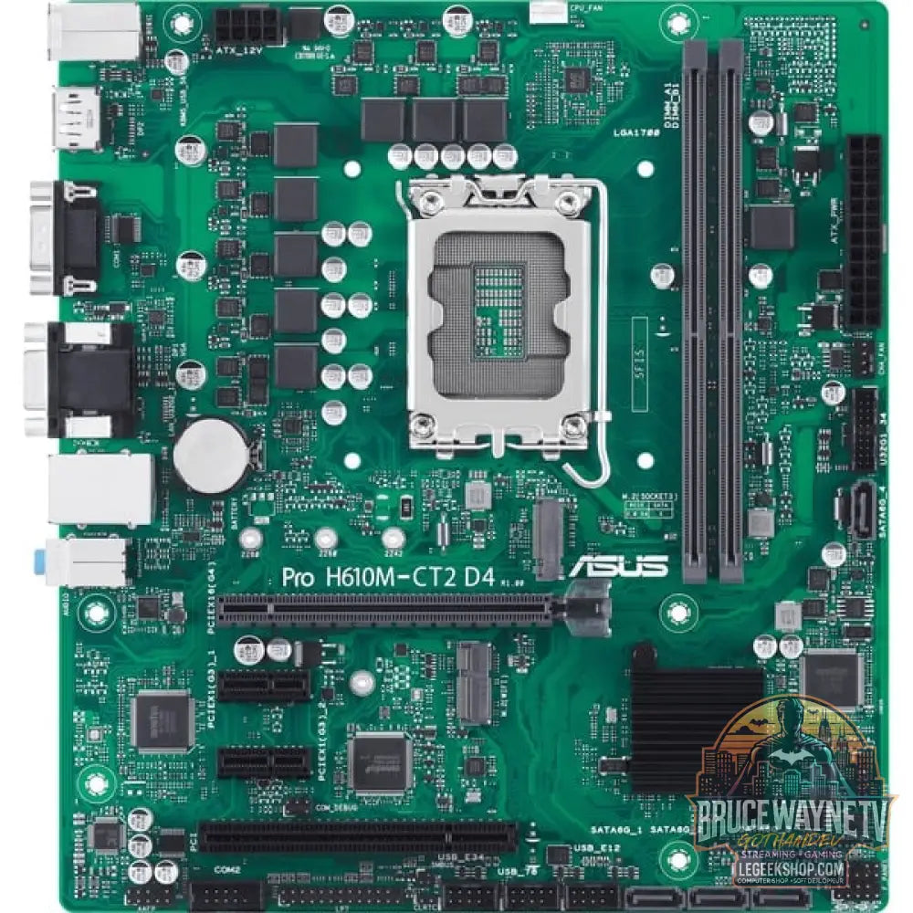 ASUS PRO H610M-CT2 D4-CSM, carte mère - ASUS - vue 2