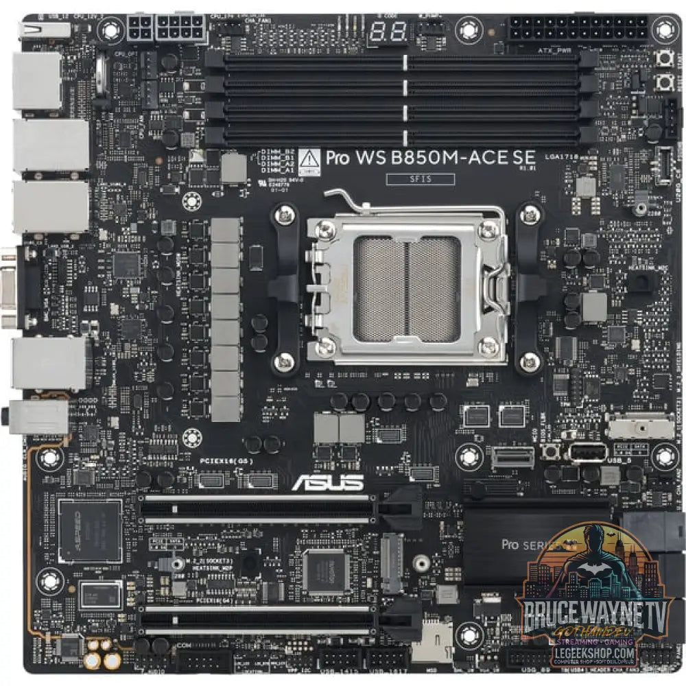 ASUS PRO WS B850M-ACE SE, carte mère - ASUS - vue 5