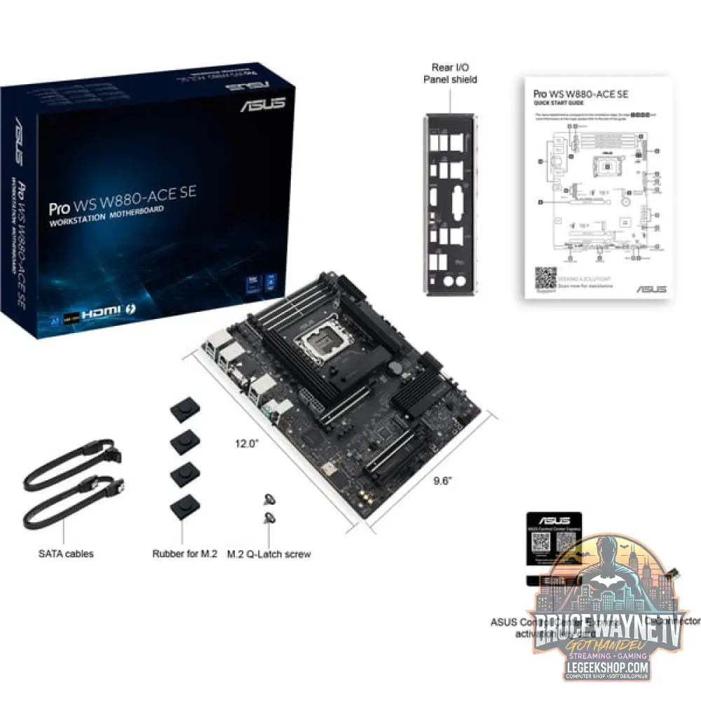 ASUS PRO WS W880-ACE SE, carte mère - ASUS - vue 12