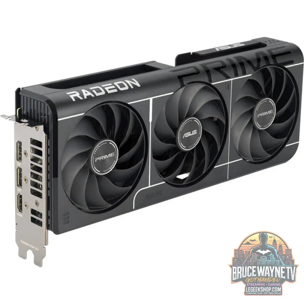 ASUS Radeon RX 9060 XT PRIME OC 16GB, carte graphique gris - ASUS - vue 5