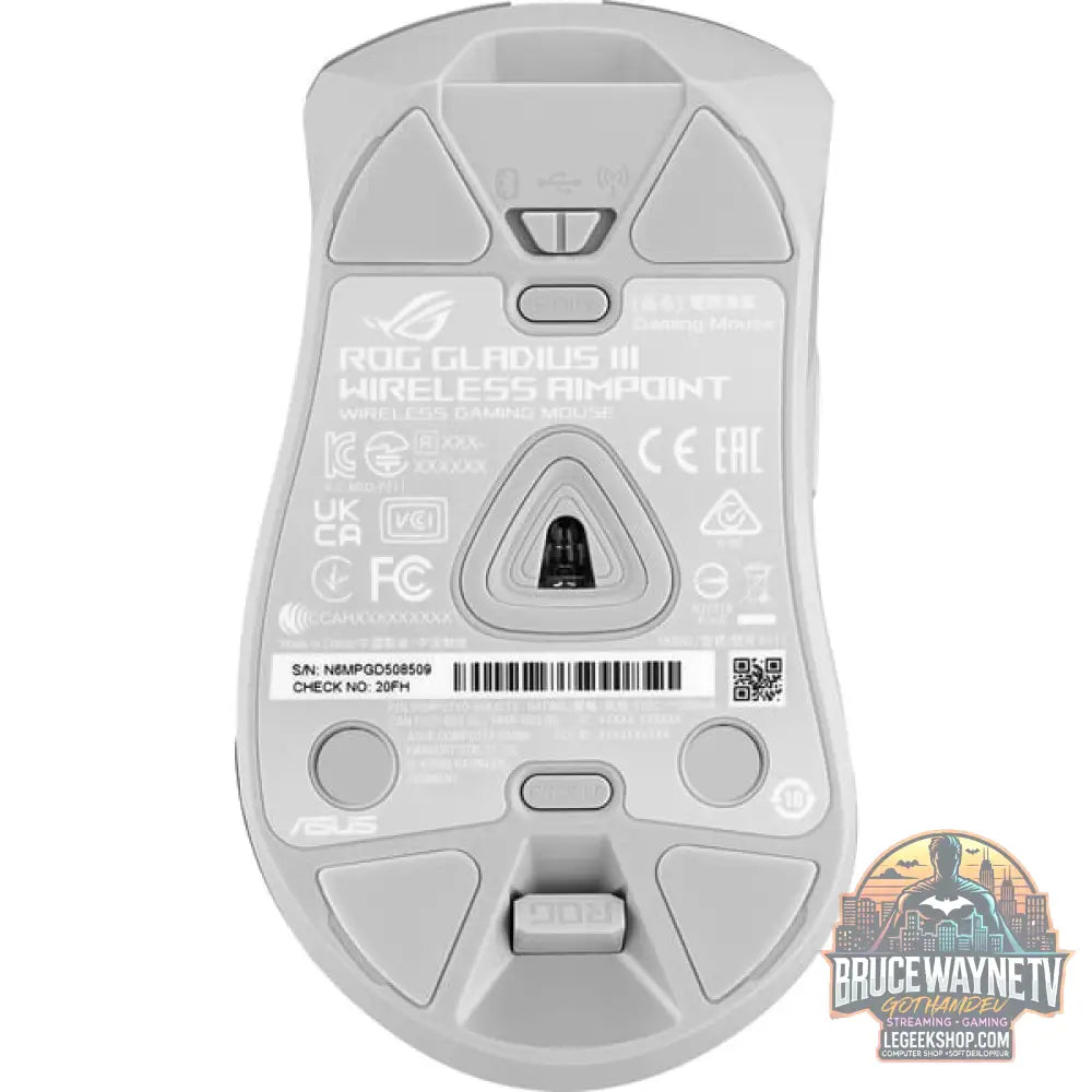 ASUS ROG Gladius III Wireless Aimpoint, souris gaming - vue 4