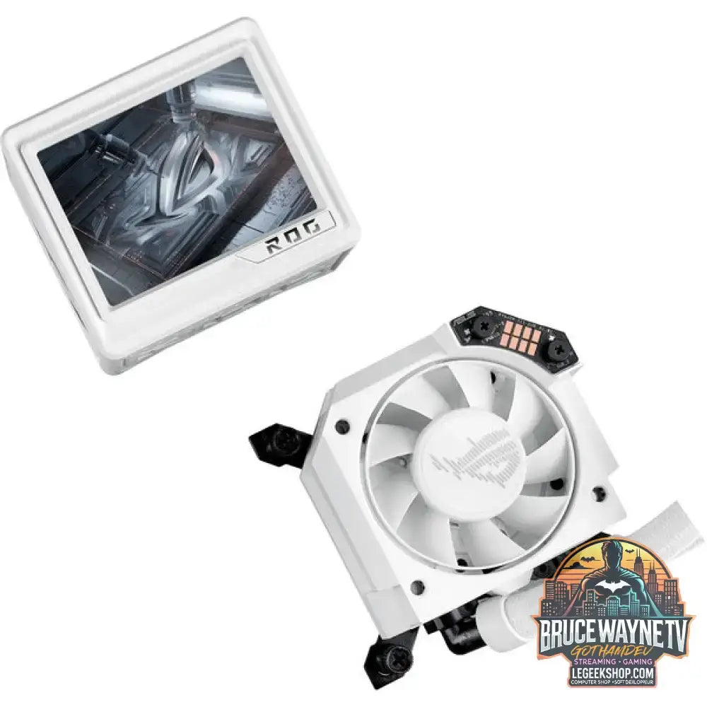 ASUS ROG Ryujin III 360 ARGB Extreme White, Wasserkühlung weiß - ASUS - vue 24