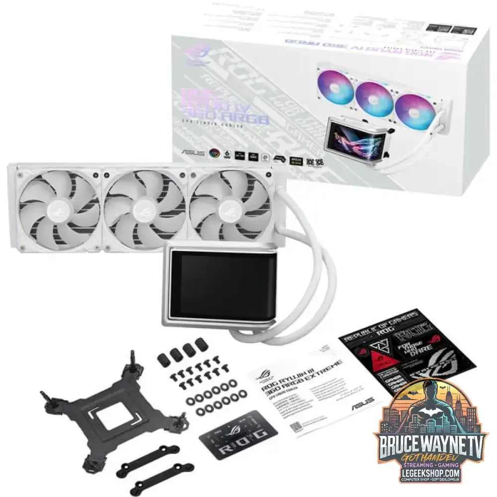ASUS ROG RYUO IV 360 ARGB WHT, Wasserkühlung weiß - ASUS - vue 14