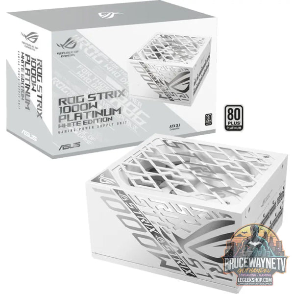ASUS ROG-STRIX-1000P-GAMING-WHITE, alimentation PC - ASUS