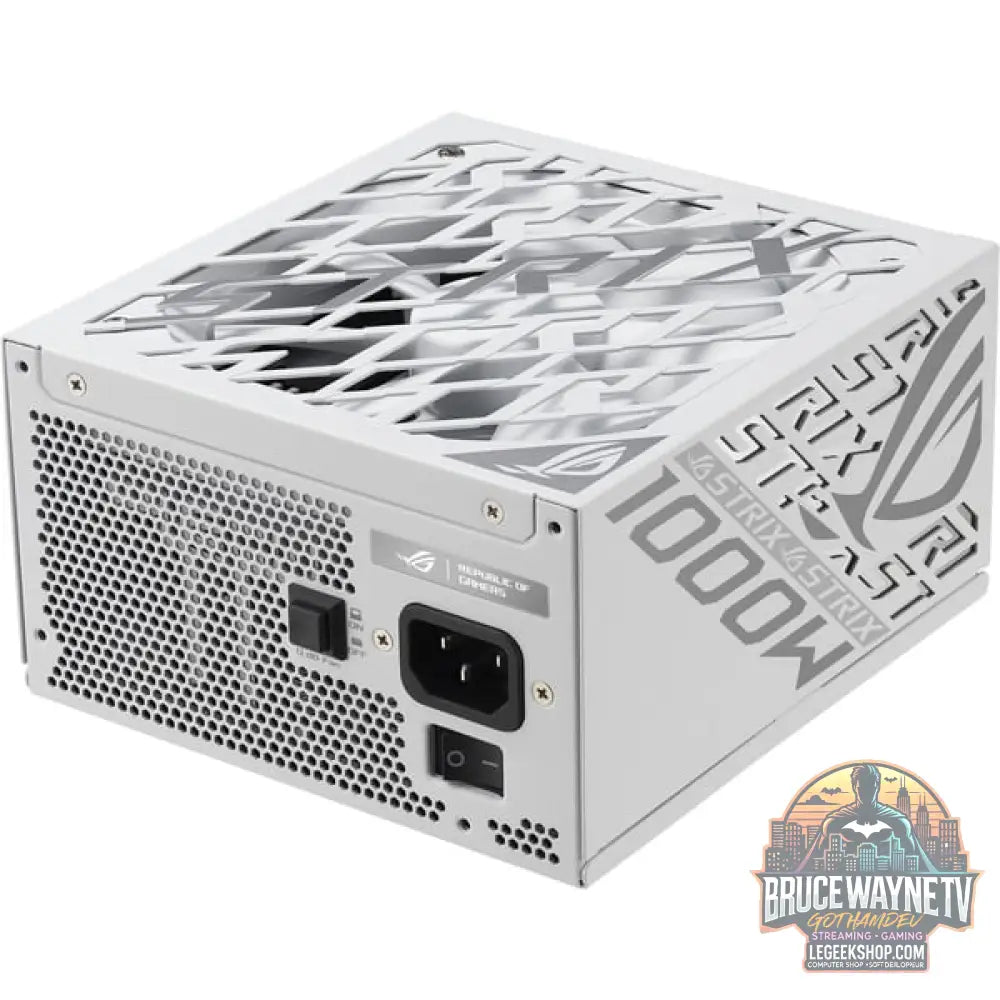 ASUS ROG-STRIX-1000P-GAMING-WHITE, alimentation PC - ASUS - vue 3