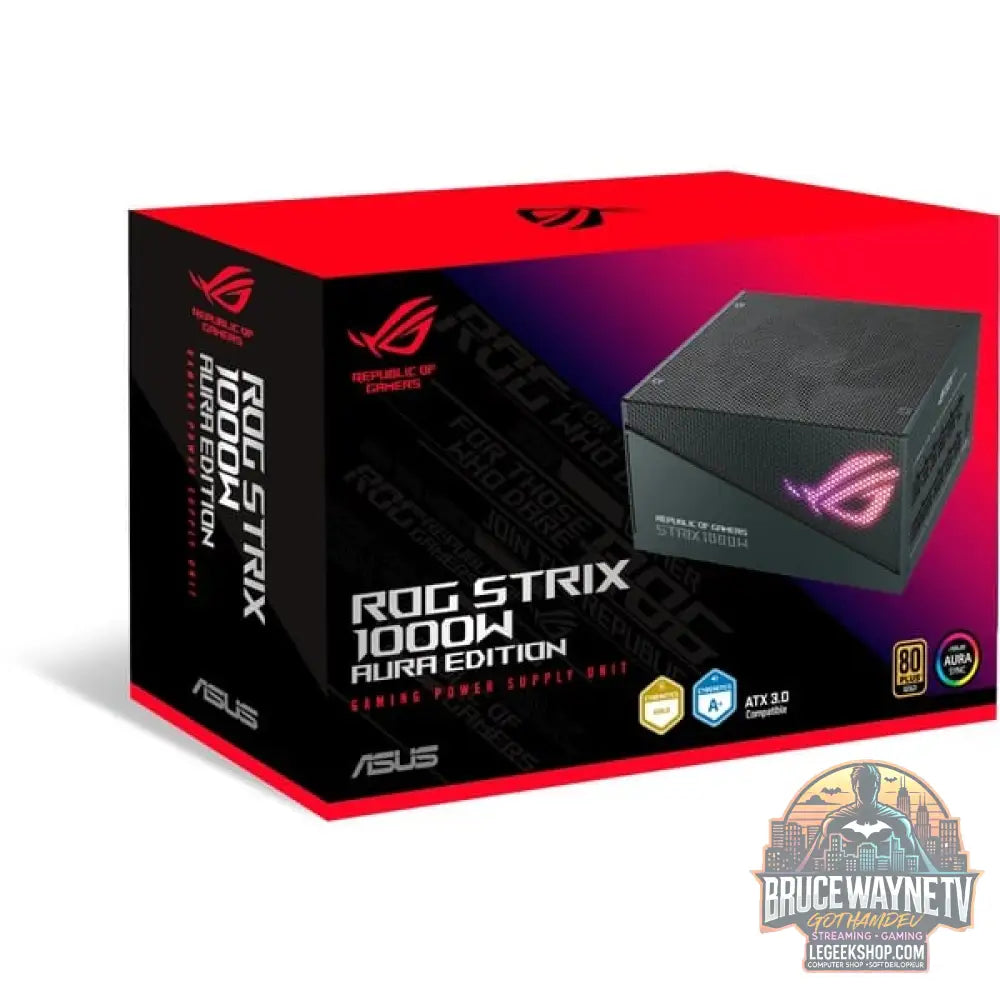 ASUS ROG STRIX 1000W Gold Aura Edition, alimentation PC - ASUS - vue 12
